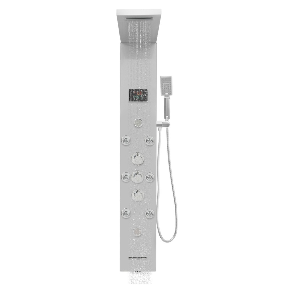 6-in-1 Led Shower Panel, Smart Shower Panel Mechanism With Led Display