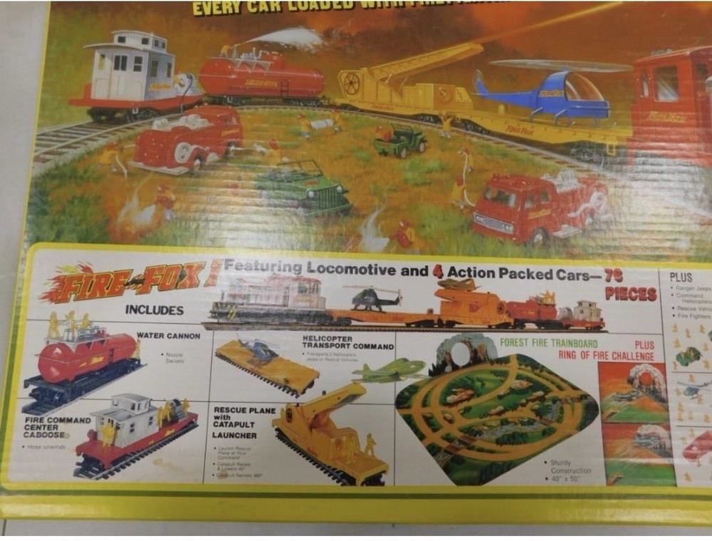 Vintage AHM Fire Fox 1 Fire Command Train Set 10150 Factory Sealed