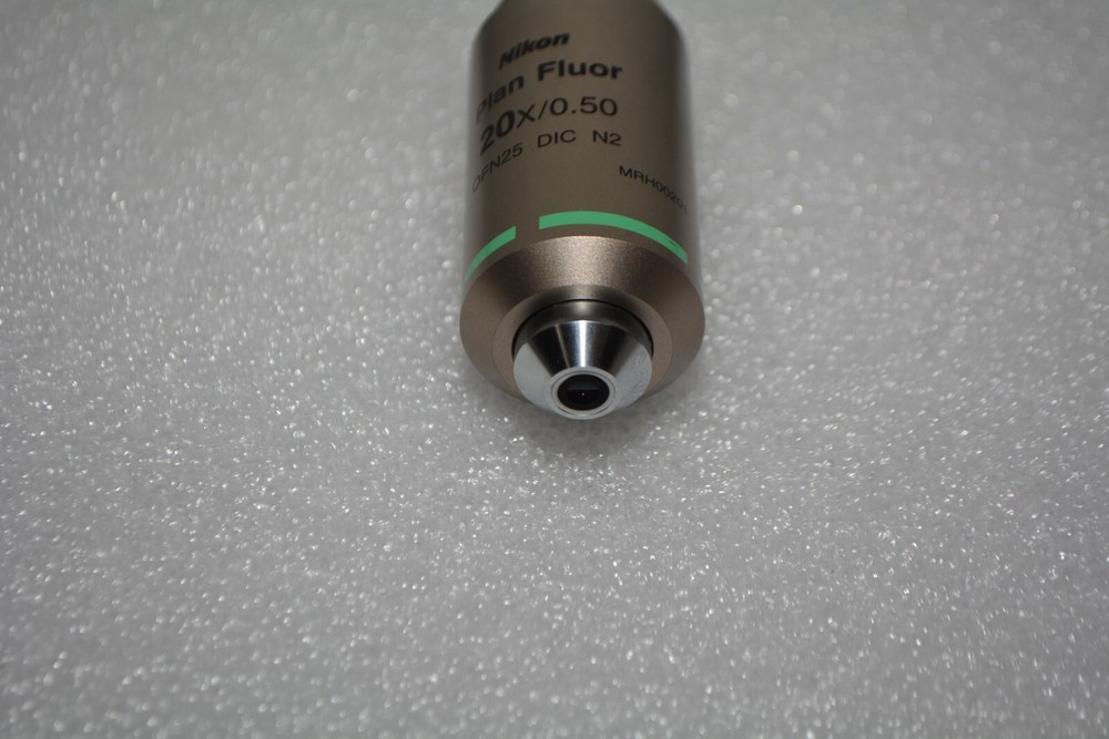 ^ Nikon Plan Fluor 20x/0.50 DIC N2 Microscope Objective Lens M25 Eclipse #X3765
