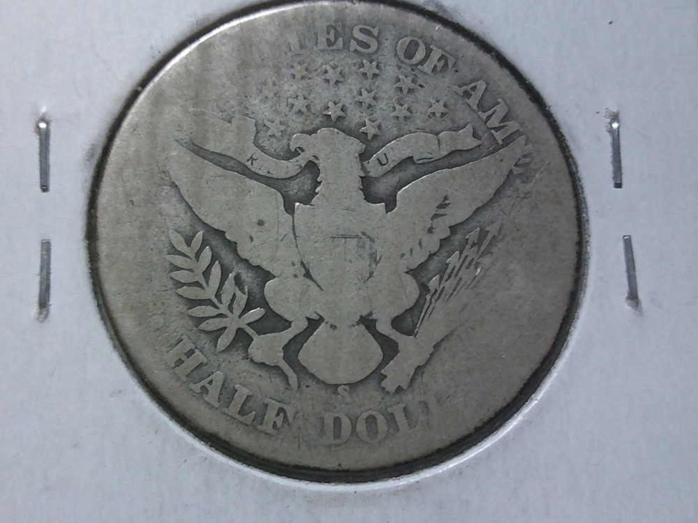 1901-S Barber HAlf Dollar D9/Ds