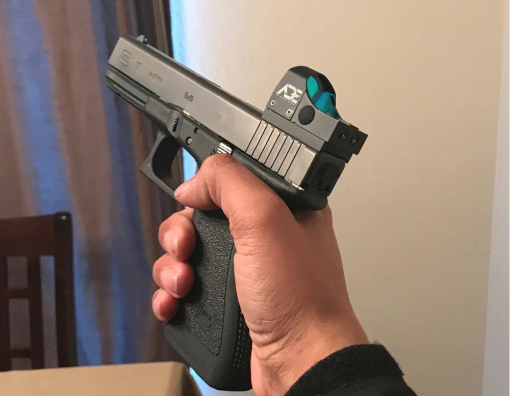 Ade Advanced Optics Waterproof RD3-009-2 Red Dot Pistol -5MOA MOTION AWAKE