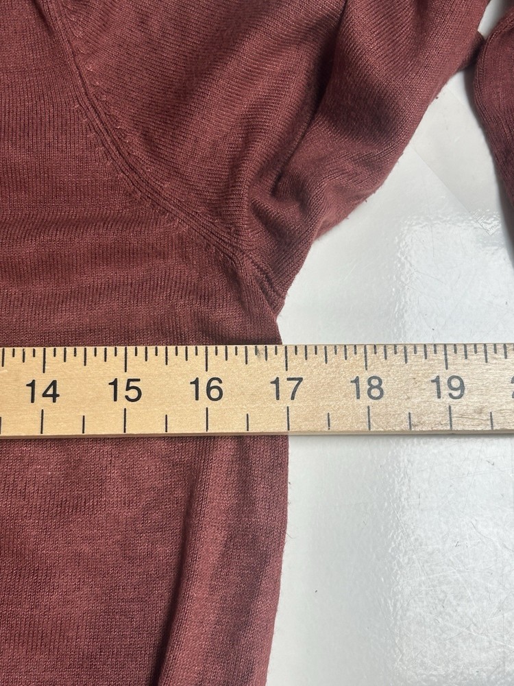 M&S Size 12 Brown Knit Pullover Jumper
