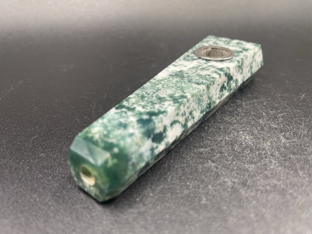 Tree Agate Pipe 81g