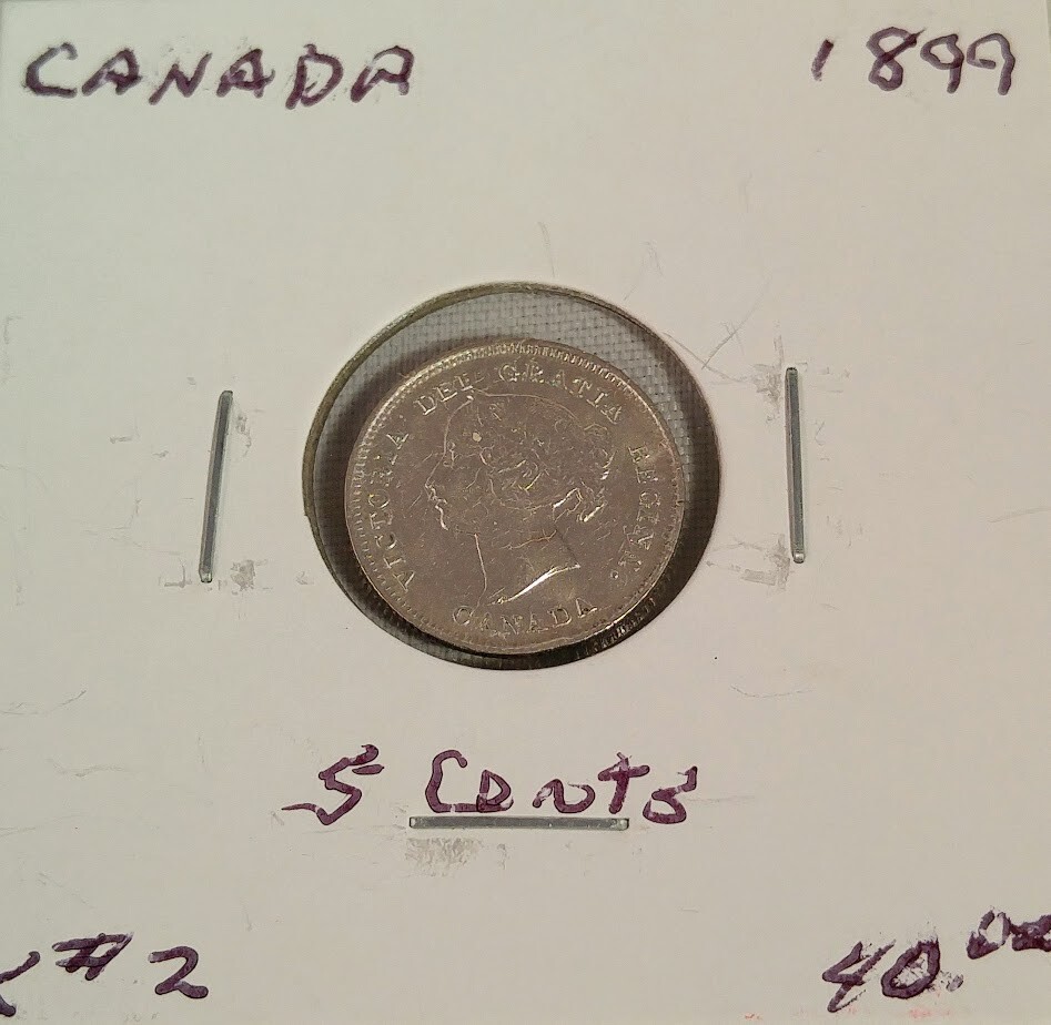 1899 Canada 5 Cents