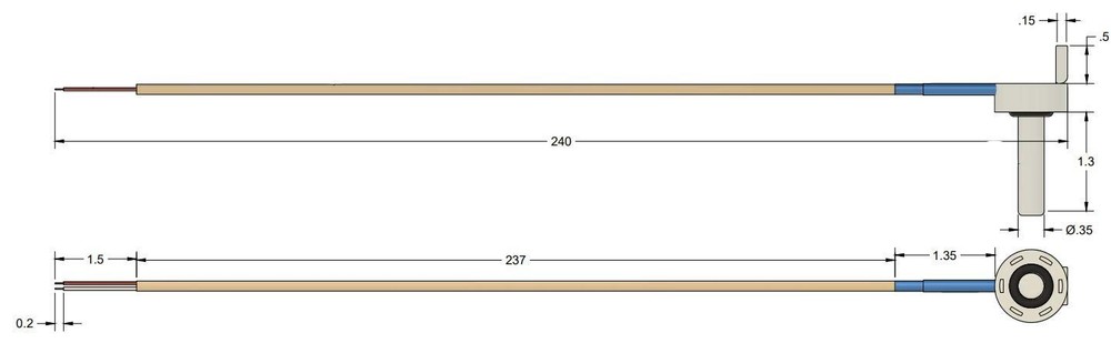 Replacement for Hayward GLX-PC-12 Water/Air/Solar Temperature Sensor