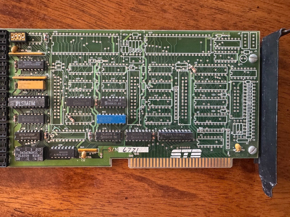 STB Systems RIO Plus Memory Board ISA 8-BIT