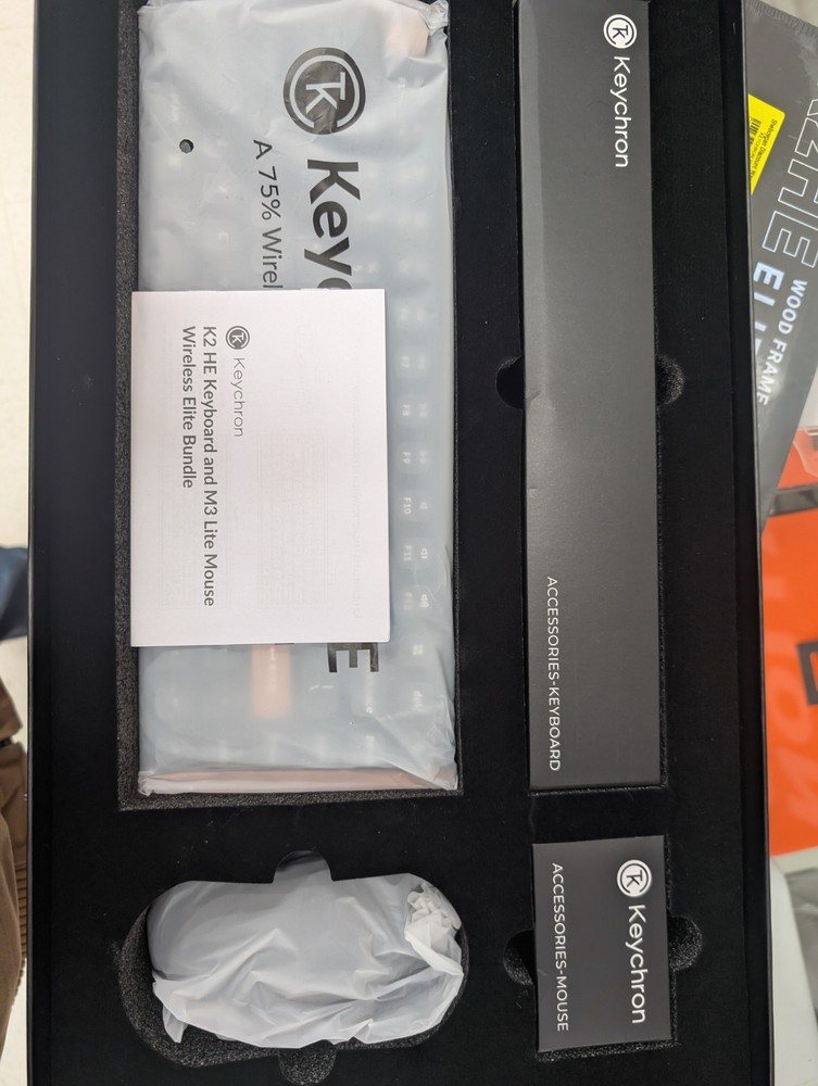 Keychron K2HE Elite Magnetic Switch Keyboard & Mouse Bundle AM6