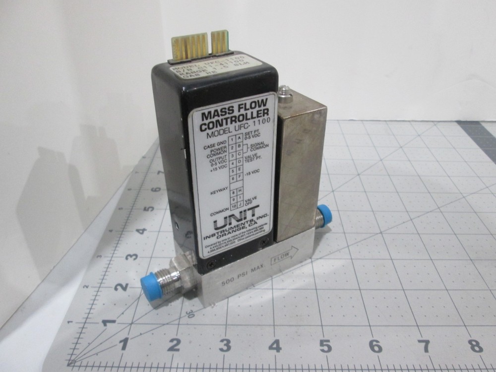 Unit, UFC-1100, Mass Flow Controller, He, 1.5 SLM, Used
