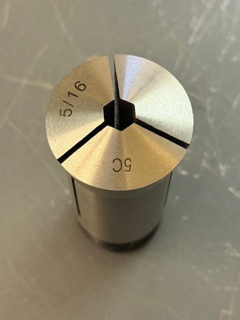 5/16" Hex 5C Collet w/Internal Threads