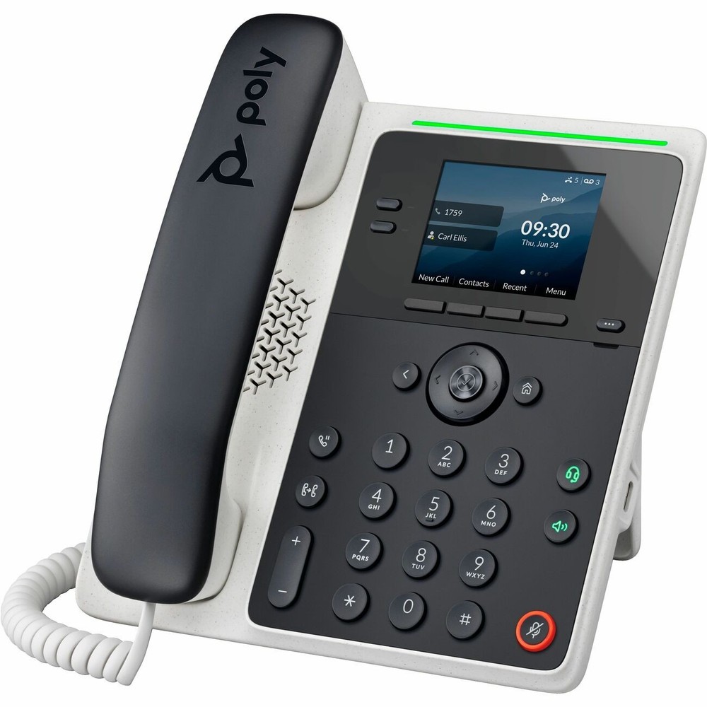 Poly Edge E100 IP Phone - Corded - Corded - Desktop, Wall Mountable (82m86aa)