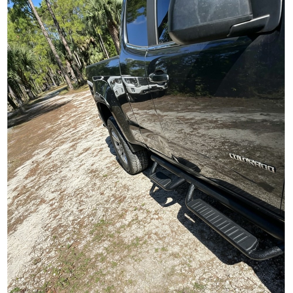 Drop Steps For 2015-2025 Colorado Double/Ext Cab Side Bars Running Boards