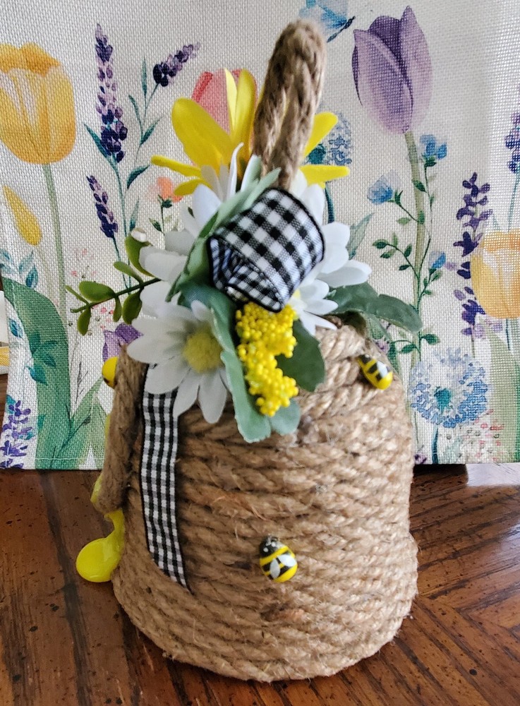 Handcrafted Bee Hive Home Summer /Spring Decoration/ Display/Prop