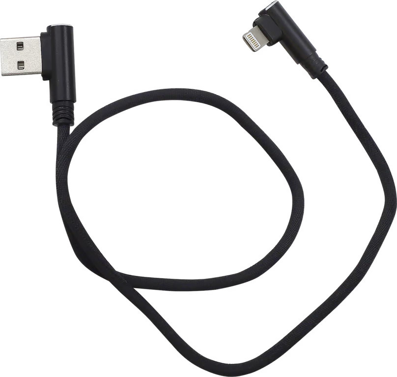 RidePower 90deg. USB Phone Charging Cable - Lightning(iPhone) - RP90DEGUSBLHT18