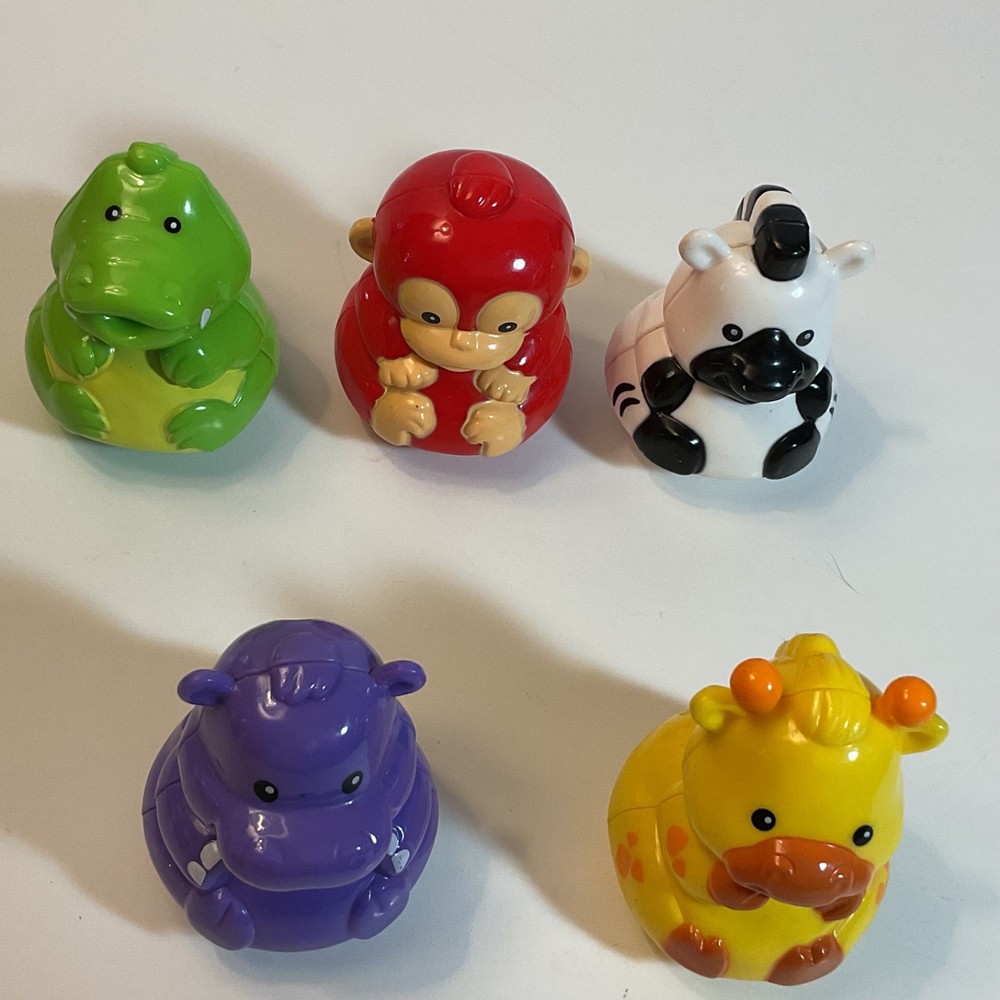 VTech Animal Adventures Ark Animals 5 Replacement Figures Monkey Hippo Alligator