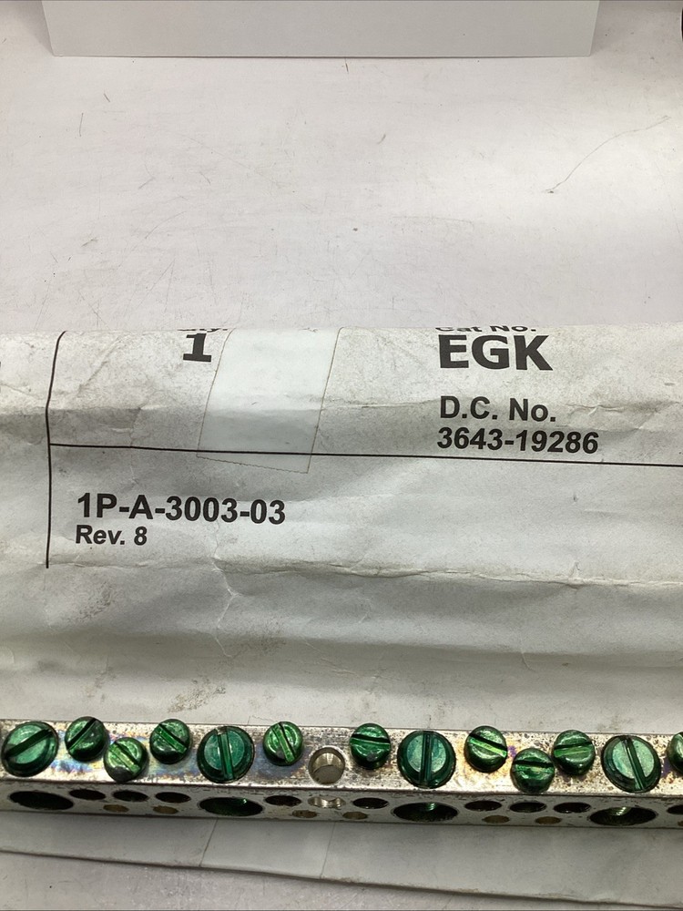 Siemens EGK Ground Bus Kit