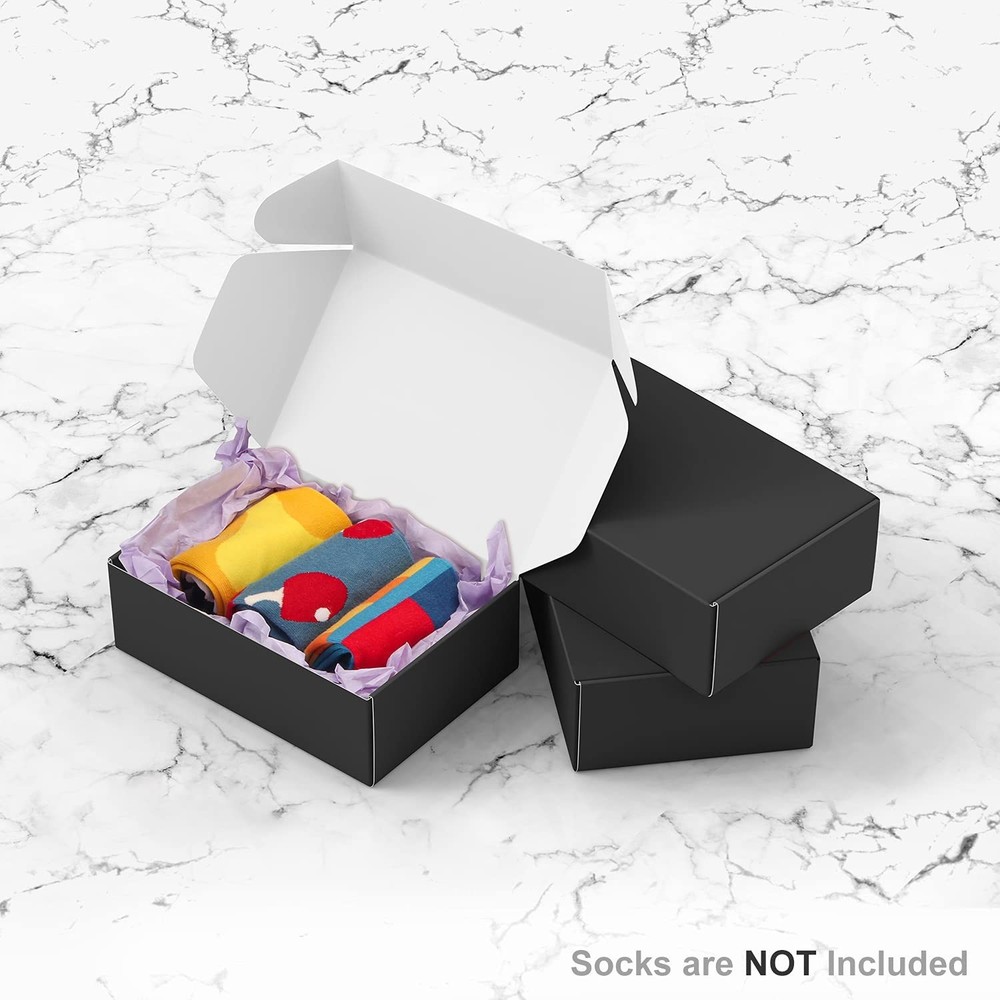 50 Pack 4"x6"x2" Shipping Boxes, Corrugated Cardboard Small Box Mailer, Shipp...