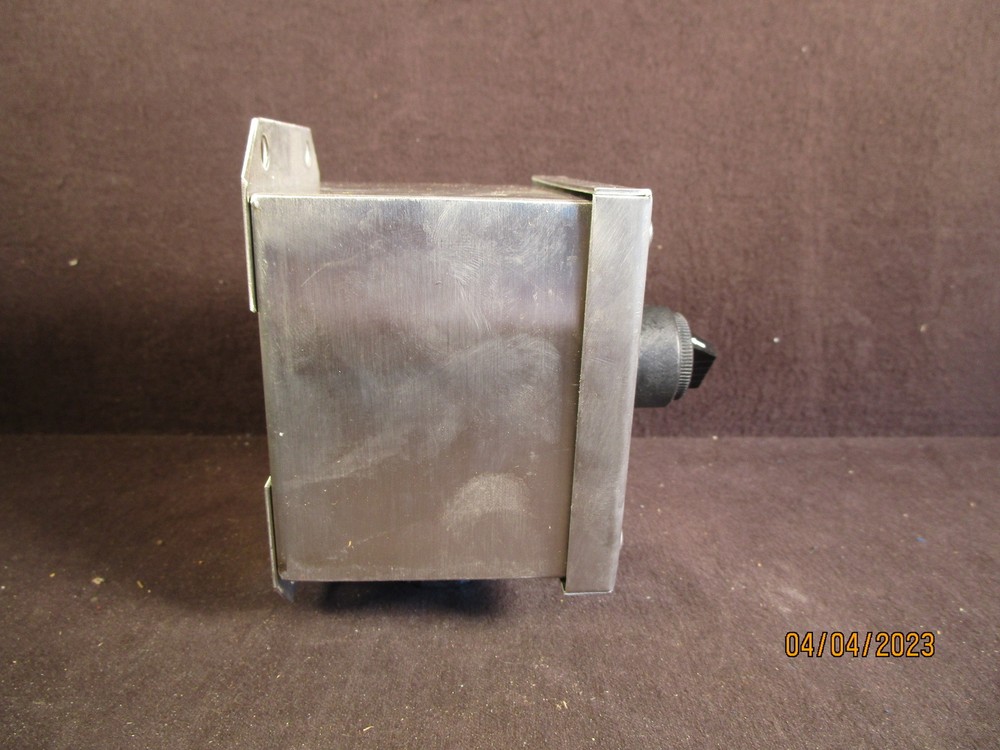 Stainless Steel On/Off Selector Switch Box NOS