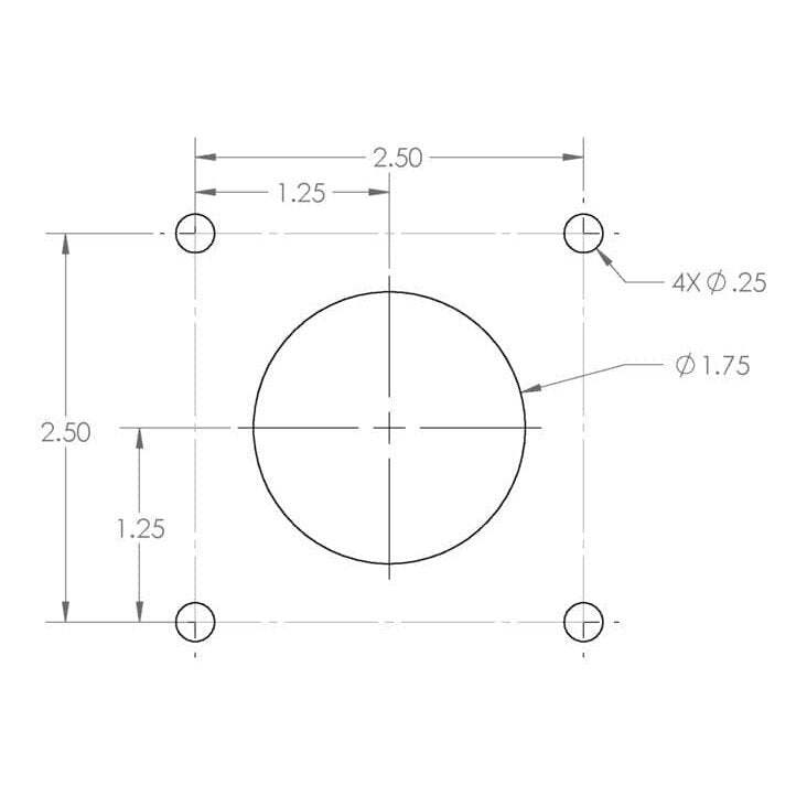 INDe Low Profile Plate-Mount Tom Holder