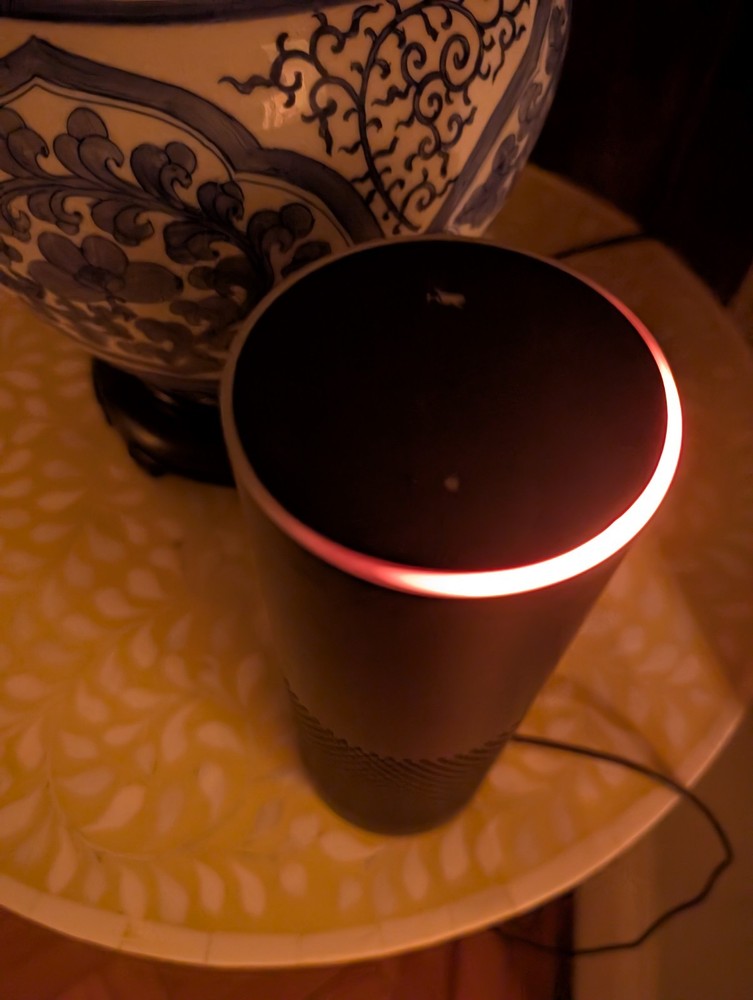 Amazon Echo (1st Generation) Smart Assistant - Black Tower, With Box