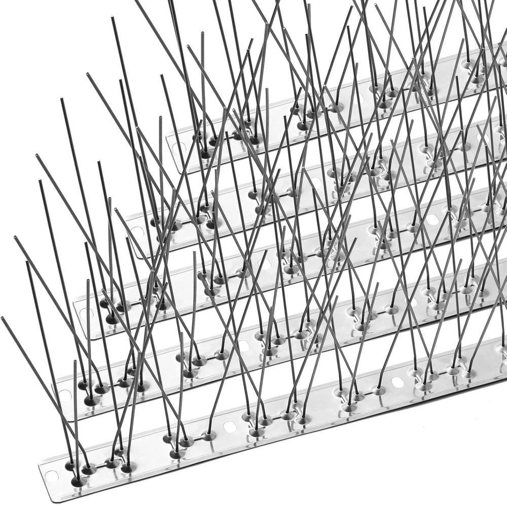 Bird Spikes 73.7ft - Rustproof Stainless Steel Pigeon Control