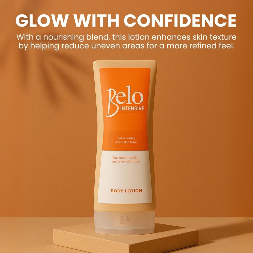 Belo Essentials Intensive Body Lotion Smooth Texture Fast Absorbing 100mL