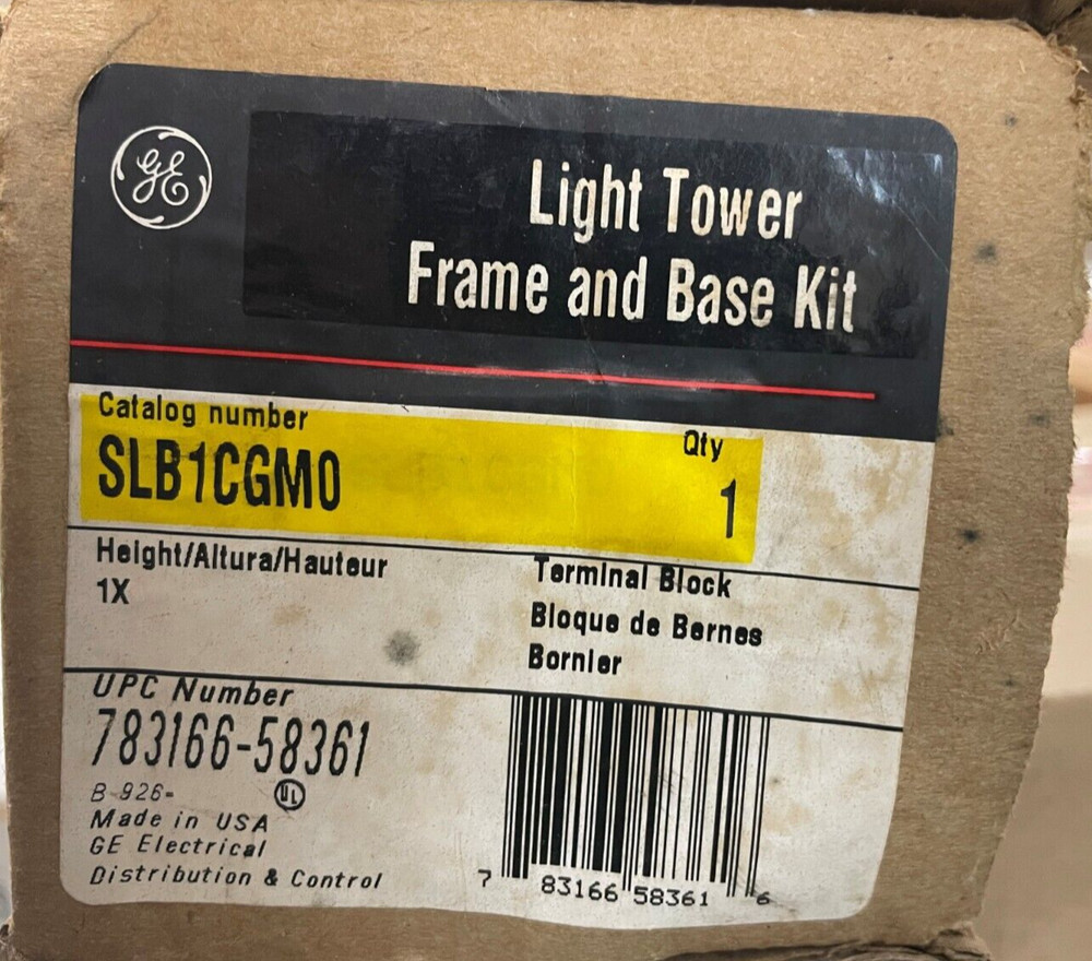 GE LIGHT TOWER FRAME & BASE KIT SLB1CGM0 BEACON LIGHT /STACK LIGHT
