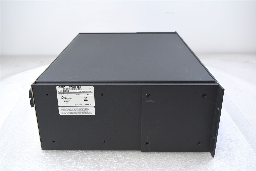Pelco System 6800 CM6800 Matrix Switcher Controller 48X8 BNC CCTV