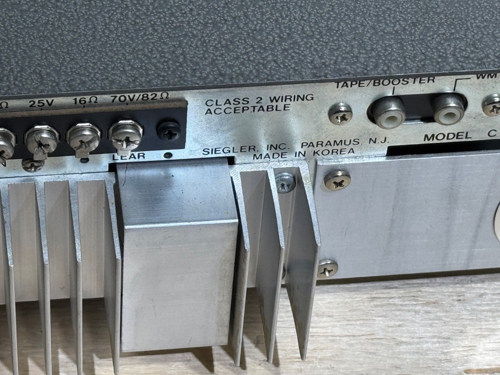 Vintage Bogen C-60B Solid State Power Amp | Unit Powers-On | Unit Sold AS-IS