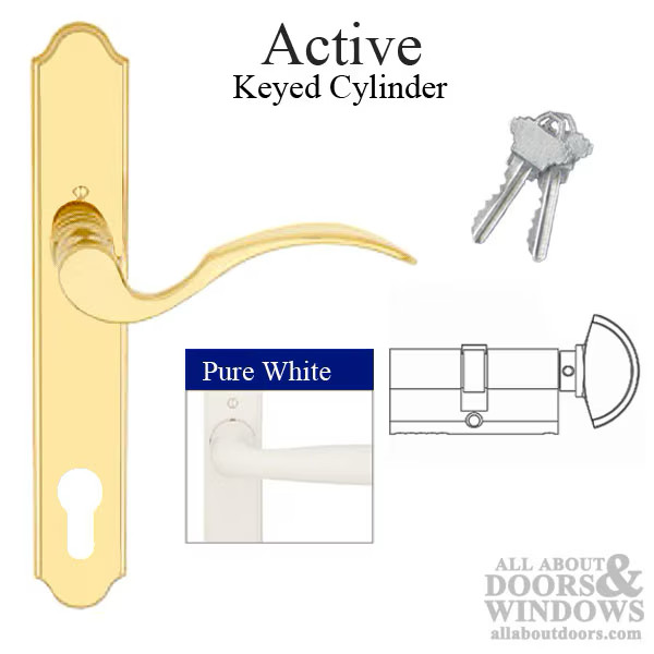 Munchen Active Handle Set M112PL/374N Pure White