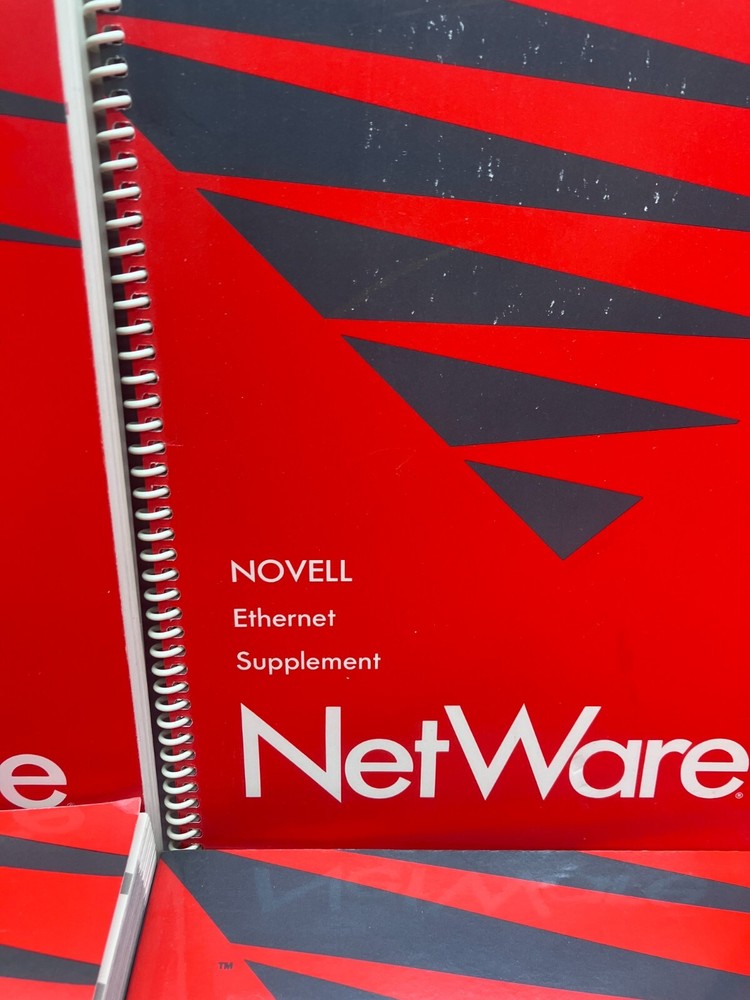 Rare Vintage Novell Netware Lot