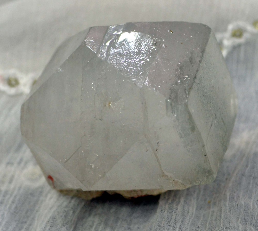 Apophyllite Crystal On Quartz BaseI-33