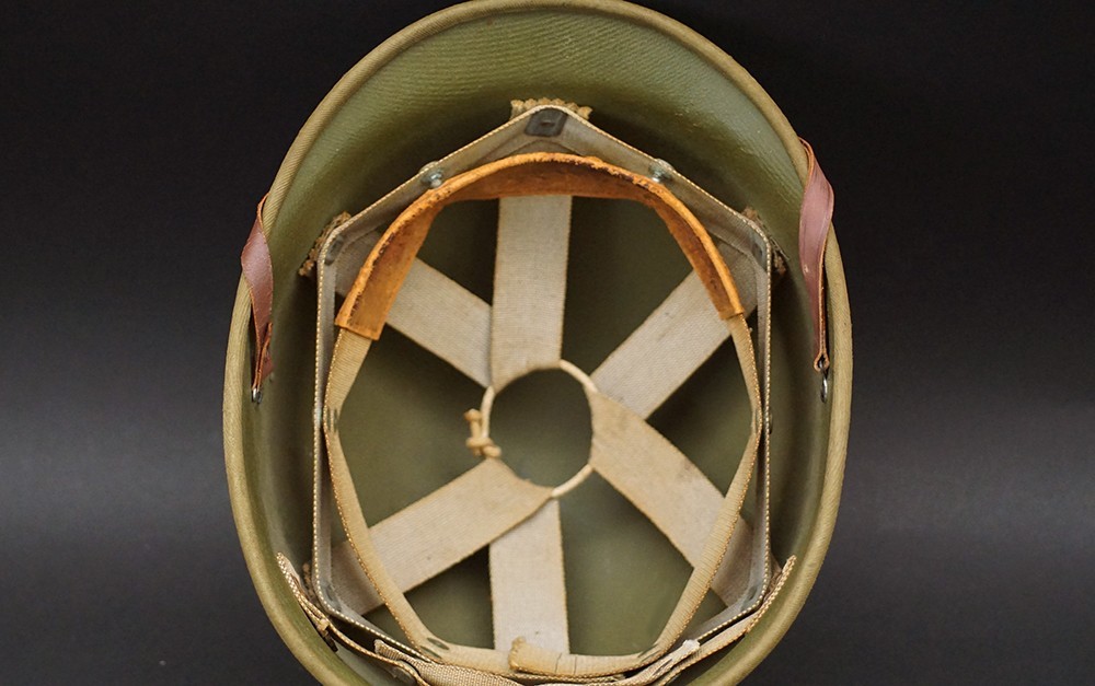 WWII US HAWLEY M1 HELMET LINER, 1st PATTERN