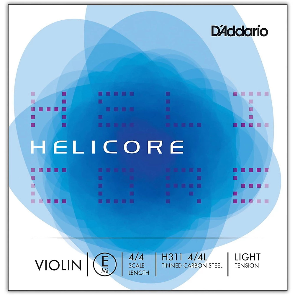 D'Addario Helicore Series Violin E String 4/4 Size Heavy Wound E