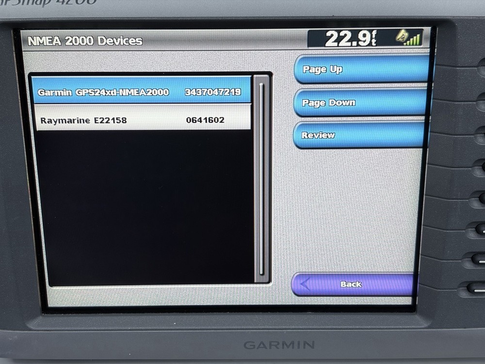 Garmin GPSmap 4208 GPS Chartplotter Multifunction Display - Tested & Working!