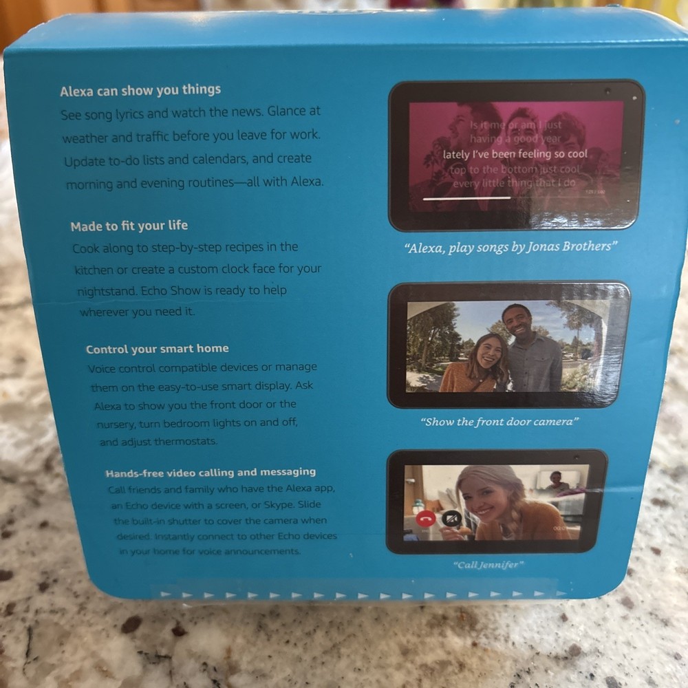 Amazon Echo Show 5 - Compact Echo w/ 5.5" Screen - New Open Box