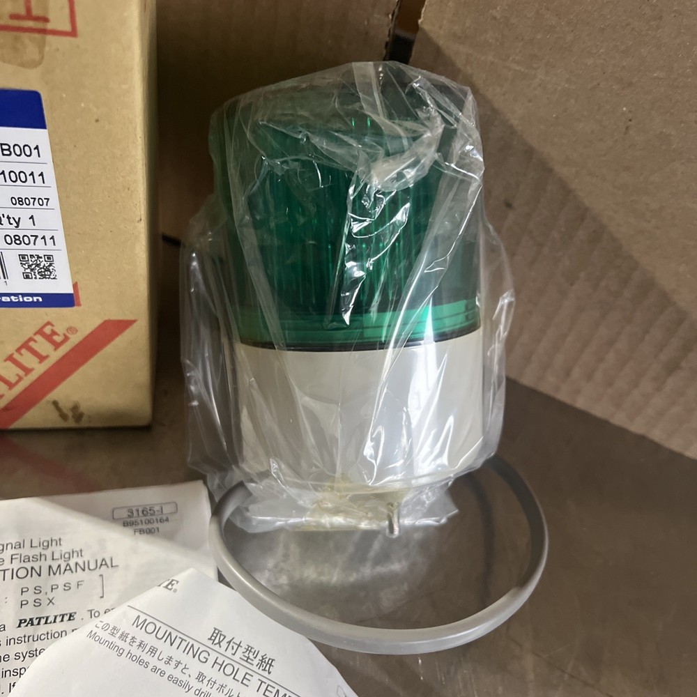 Patlite PS-24-G Signal Light Nos Surplus