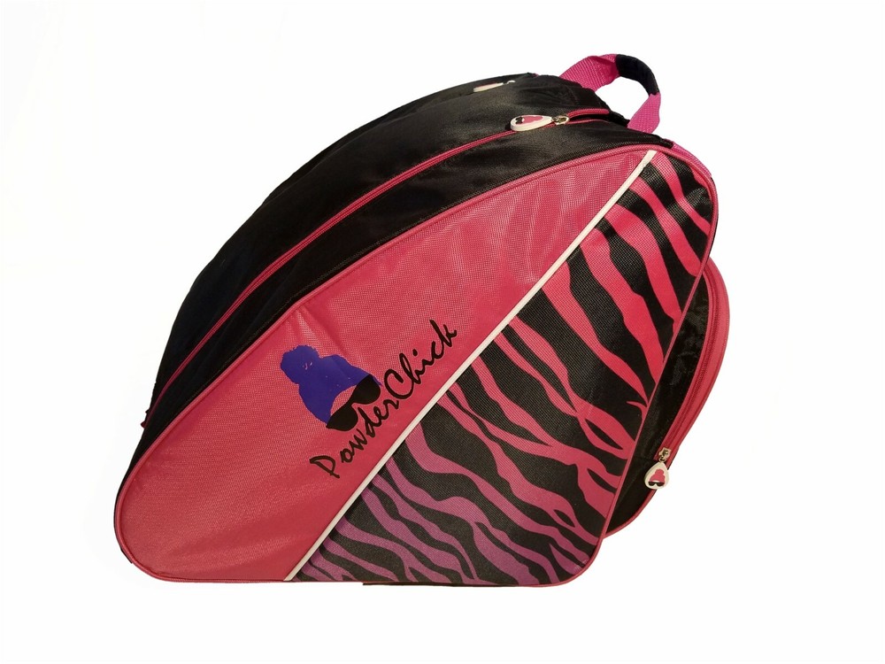 Purple Zebra Ski Boot Bag