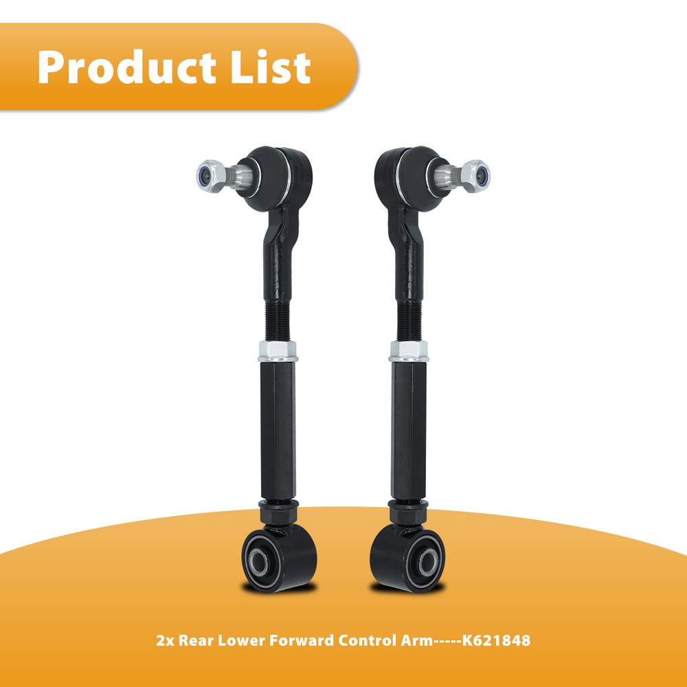 2Pcs Rear Lower Forward Control Arm Left Right Side Kit for 2006-2010 RAV4