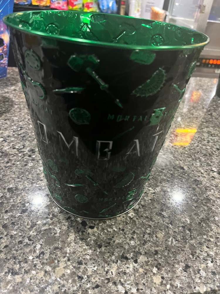 mortal kombat 2 popcorn tin