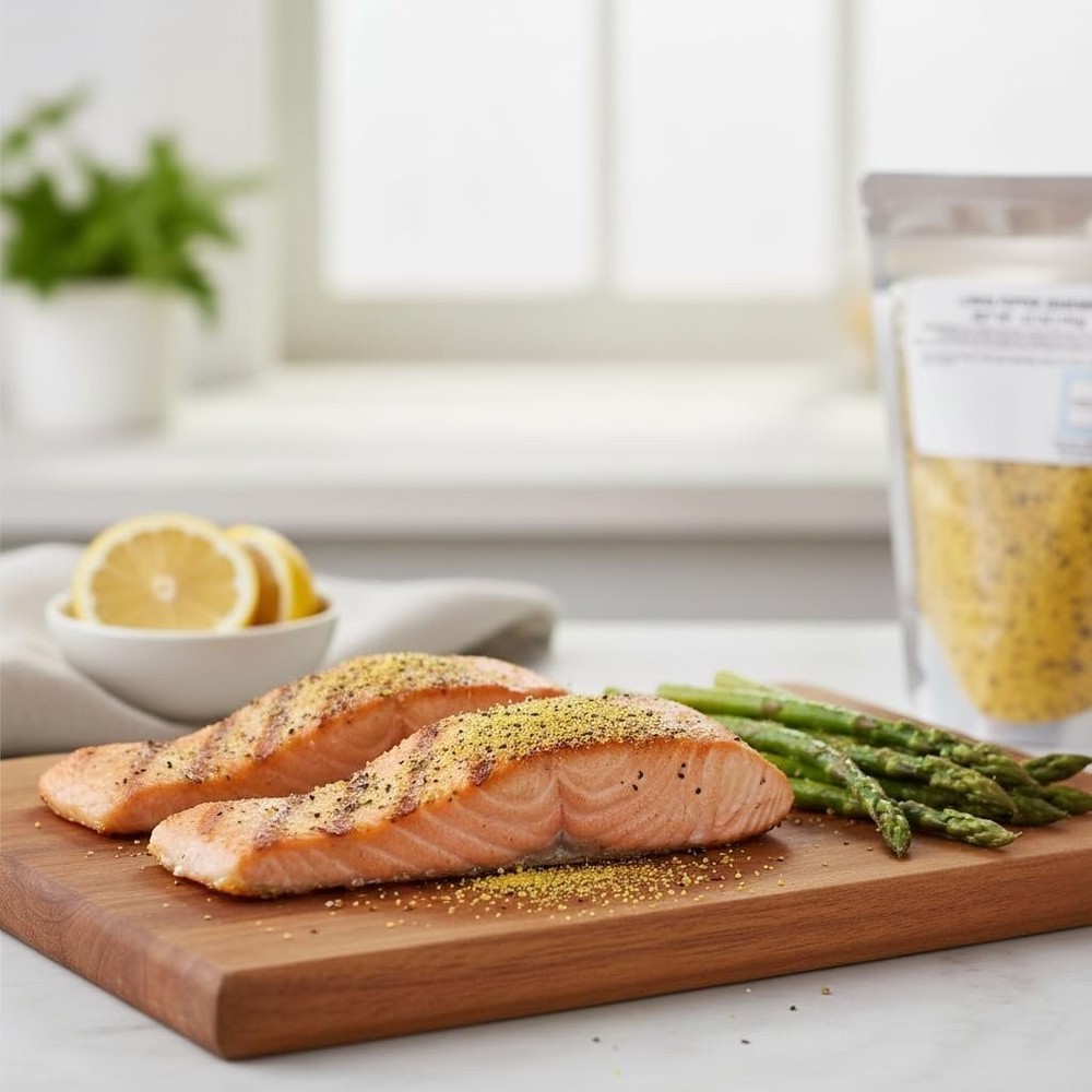 Lemon Pepper Seasoning, 20 Ounce Bulk Bag, Hampton Distribution