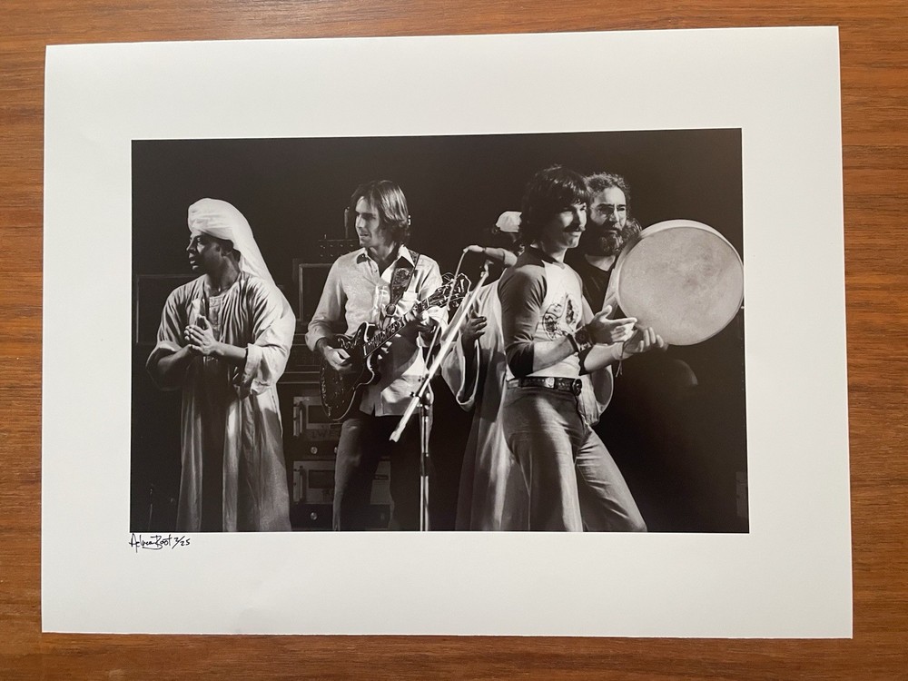 Grateful Dead. Egypt 1978. Ollin Arageed Photograph. Adrian Boot.