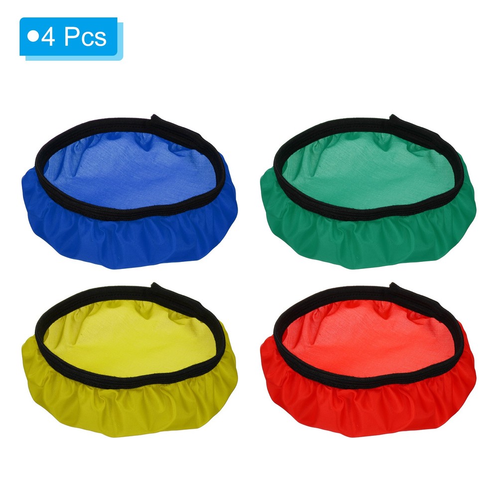 4pc 7" 18cm Soft Diffuser Lamp Cover Light Strobe Reflector Lamp Sock Multicolor
