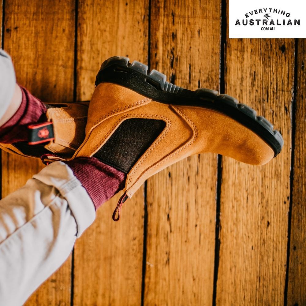 Redback Bobcat UBBA Soft Toe Boot Banana Suede