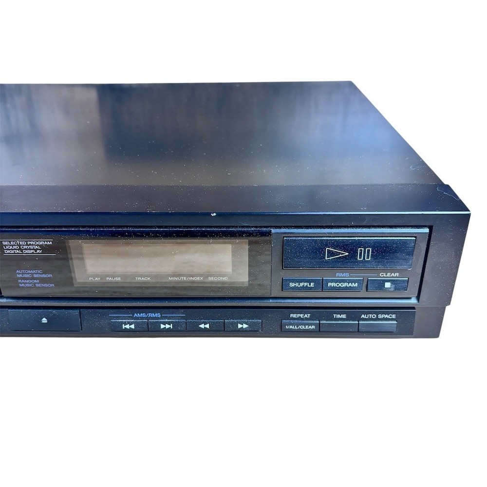 Sony Single Disc CD Player w/ Remote Control Black Vintage HiFi