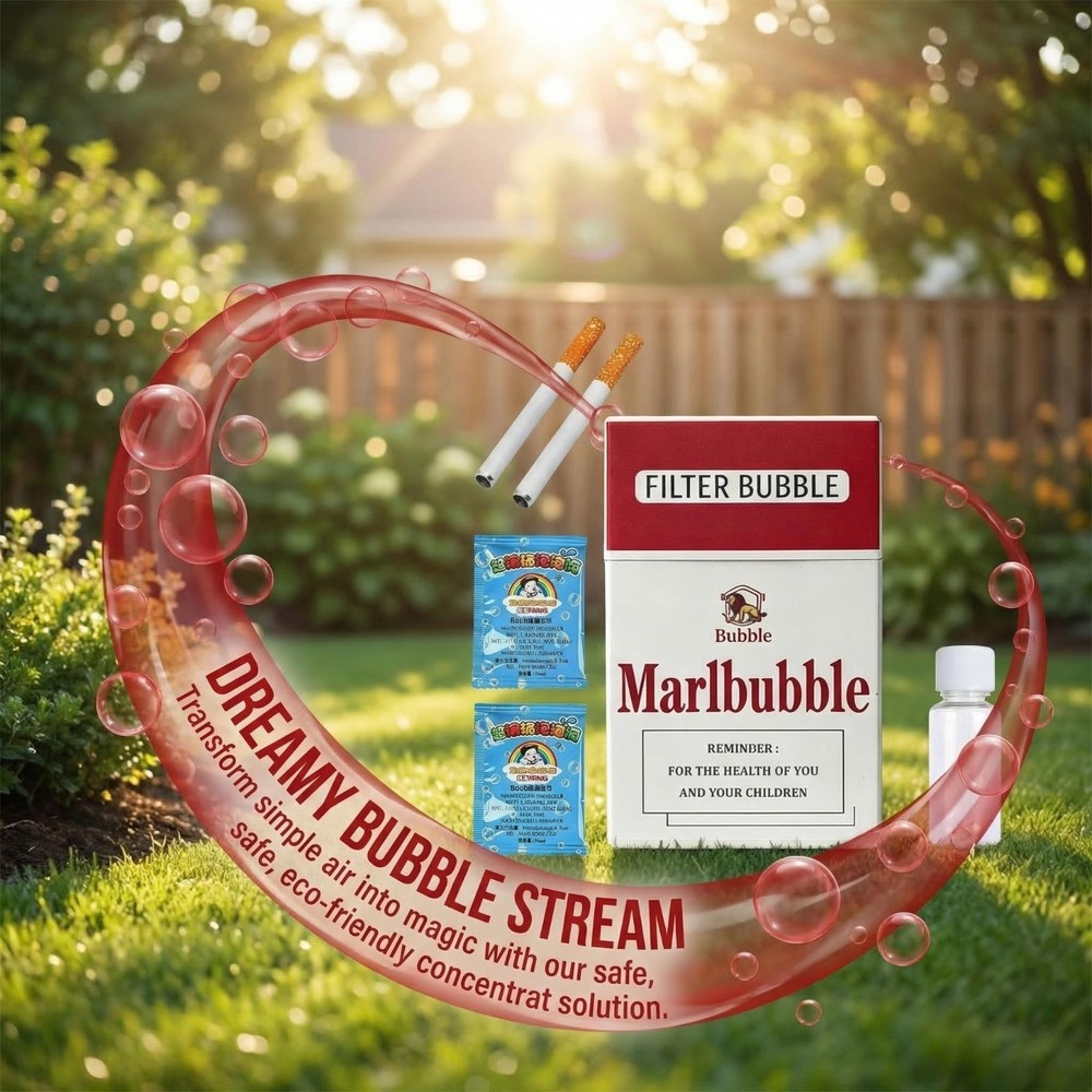 Bubble Cigarette Blowing Stress-Relief Accessory Mini Bubble Blower Sticks Fun