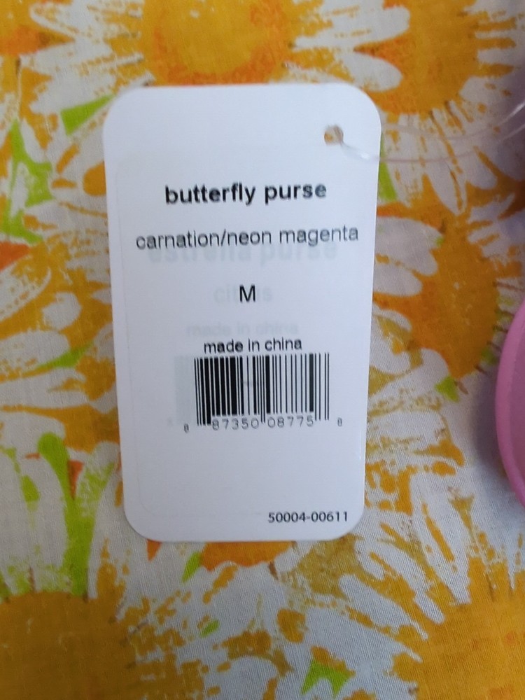 Butterfly Purse wGlitter Strap