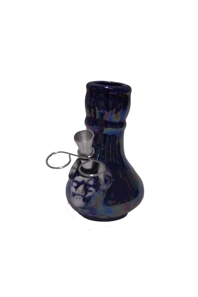INHALE®️5" GARGOYLE CERAMIC HOOKAH WATER PIPE WITH A PULL STEM MADE IN THE USA