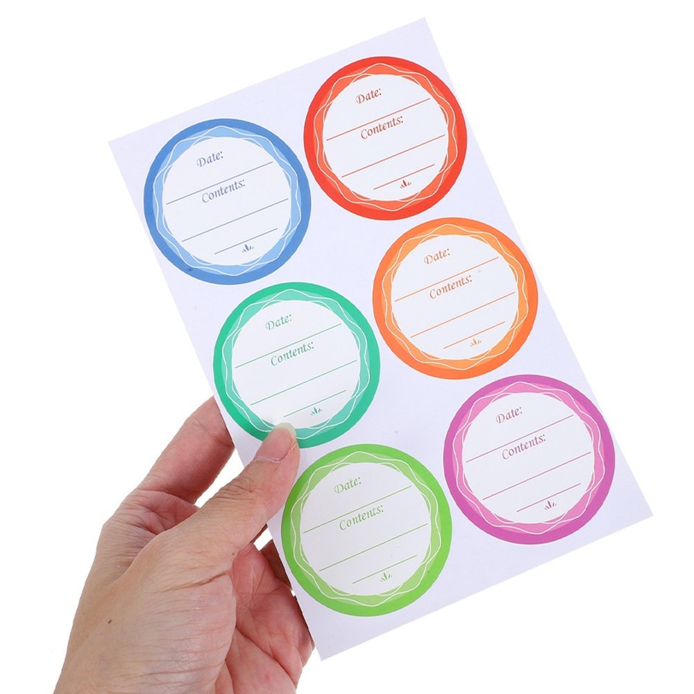 80 Sheets Waterproof Labels Kitchen for Containers Bottle Stickers