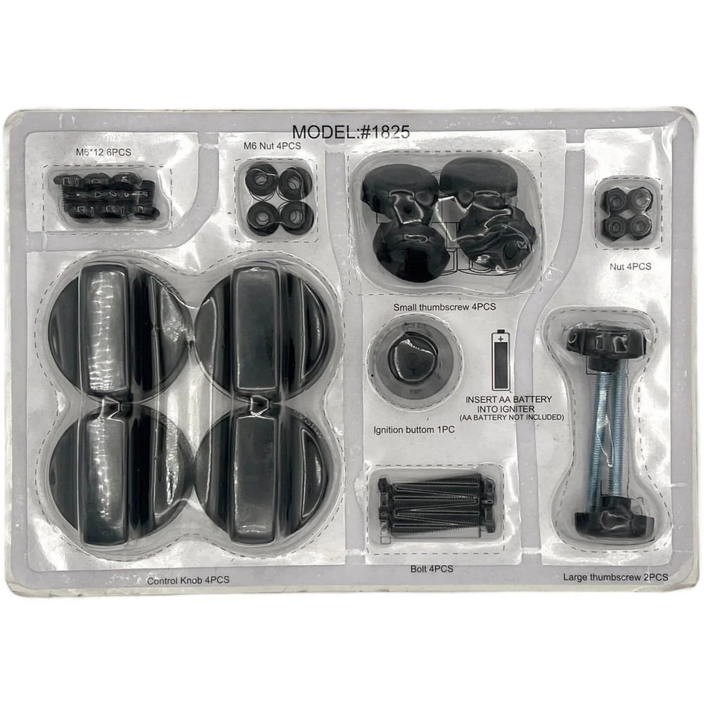 Hardware Pack for Model 1825 Gas Griddle