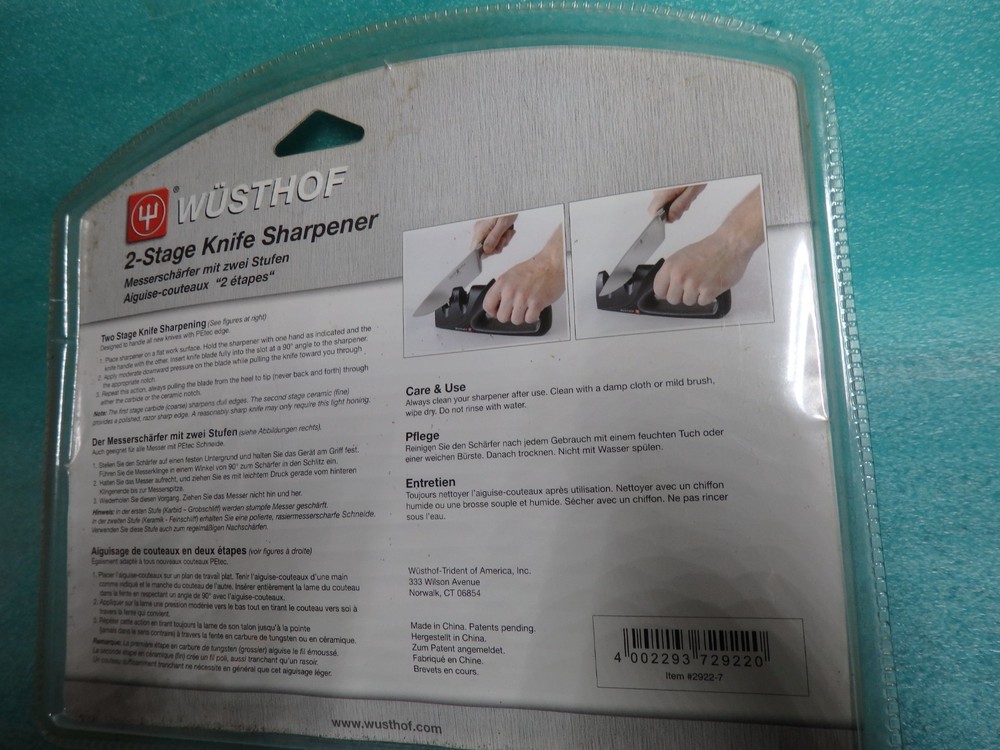 Wusthof 2 stage knife sharpener
